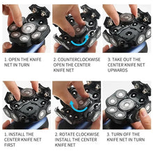 Load image into Gallery viewer, Head Shavers for Bald Men 9D Electric Rotary Shaver Multifunctional Mens Bald Head Shaver Cordless Electric Razor for Men