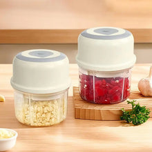 Load image into Gallery viewer, Mini Garlic Chopper Wireless Onion Food Prep Machine 250ml Rechargeable Mini Veggie Chopper Electric Vegetable Cutter For Garlic