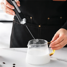 Load image into Gallery viewer, Automatic Rotary Whisk Stirrer Cream Whipper Handheld Small Stirring Stick Black