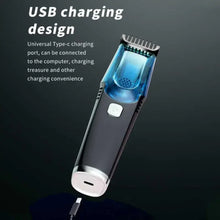 Load image into Gallery viewer, Vacuum Beard Trimmer for Men Rechargeable Mustache Trimmer with Adjustable Length Comb (1-20MM) Electric Beard Trimmer
