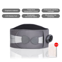 Load image into Gallery viewer, Electric Heating Waist Massage Belt Back Support Warm Hot Compress Physiotherapy Waist Electric Abdominal Massager