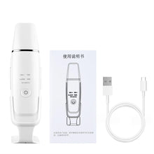 Load image into Gallery viewer, Ultrasonic Skin Scrubber EMS Vibration Ion Acne Pore Blackhead Remover Peeling Tool Electric Deep Face Cleaner
