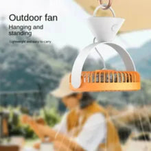 Load image into Gallery viewer, Desk Fan Smart Home Portable Cooling Fan Can Hanging Upright Fan Usb Brushless Turbine Mini Portable Air Conditioner