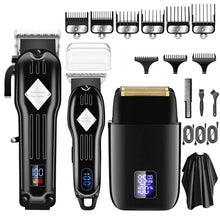 Load image into Gallery viewer, 3 In 1 Professional Electric Hair Clipper and Shaver Set for Barber Men Hair Trimmer Electric Shaver