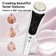 Load image into Gallery viewer, 7 in 1 Microcurrent Face Lift Device LED Facial Massager Anti Aging Beauty Apparatu Skin Care Tool for Skin Rejuvenation