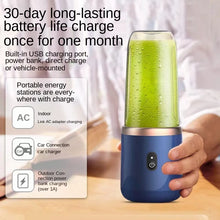 Load image into Gallery viewer, Portable Juicer Blender 300ml Electric Fruit Juicer USB Charging Lemon Orange Fruit Juicing Cup Smoothie Blender Machine