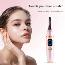 Load image into Gallery viewer, Heated Electric Eyelash Curler, Portable with Power Display for Long-Lasting Curl &amp; Quick Styling