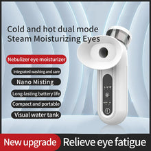 Load image into Gallery viewer, Portable Eye Mister with Warm Compress Heated Nano Eye Mist Sprayer for Relief Dry Eyes and Stye Eye Drops Tool Eye Skin SPA