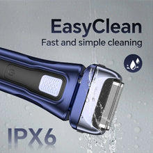Load image into Gallery viewer, Electric Razor for Men Wet &amp; Dry Foil Shaver with 3-Blade &amp; Edge Shaving Area Digital Power Display Men's Electric Foil Shavers