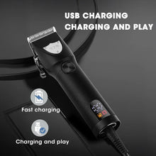 Load image into Gallery viewer, Hair Trimmer for Men Metal Body  Hair Clipper LCD Digital Display Men's Oil Engraving Electric Razor Set