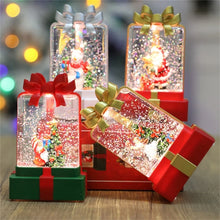 Load image into Gallery viewer, Creative Christmas Gift Box Water Injections Night Lighting Crafts