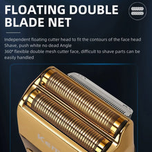 Load image into Gallery viewer, Double Foil Professional Electric Shaver for Razors Head for Bald Barber Supplies Hair &amp; Beard Trimmer Cordless