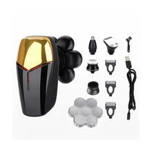 Load image into Gallery viewer, Men's Shave Standalone 7 Blades Floating Head Waterproof Electric Shaver Men's Multifunctional USB Rechargeable Trimmer