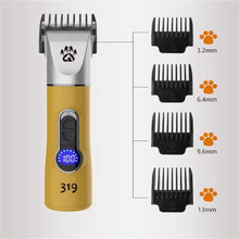 Load image into Gallery viewer, Professional Cordless Dog Grooming Clipper Heavy Duty Electric Pet Hair Trimmer Shear for Thick Coats Large Dog Shaver Scissor