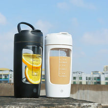 Load image into Gallery viewer, USB Electric Protein Shaker Bottle Portable 1200mAh Rechargeable Blender Cup Multipurpose 650ml Mixing Cups for Fitness Workout