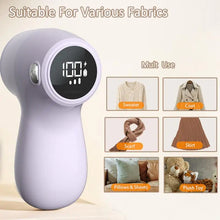 Load image into Gallery viewer, Electric Hairball Trimmer Smart Led Digital Display Usb Charging Portable Professional Fast Household Lint Remover