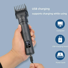 Load image into Gallery viewer, Men&#39;s 5-in-1 Multifunctional Grooming Set IPX6 Waterproof Hair Clipper Nose Hair Trimmer Shaver High-power