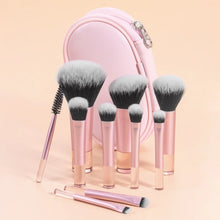 Load image into Gallery viewer, 10Pcs Mini Makeup Brush Set Powder Eyeshadow Foundation Blush Blender Concealer Beauty Makeup Tools Brush Professional