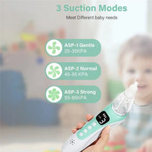 Load image into Gallery viewer, Electric Child Nasal Aspirator Safety Silicone Baby Nose Cleaner Adjustable Suction Safe Low Noise Convenient
