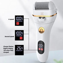 Load image into Gallery viewer, Rechargeable Electric Foot File Callus Remover Machine Pedicure Device Foot Care Tool Feet For Heels Remove DeadSkin LED Display