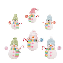 Load image into Gallery viewer, LED Light Christmas Snowman Lights Glowing Feature Top Hat Design Snowman LED Lights Handmade Christmas Snowman Decoration