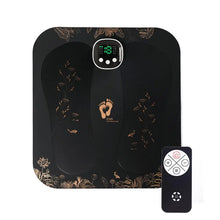 Load image into Gallery viewer, Portable EMS Silicond Foot Massager USB Charging Electric Massager Pad Muscle Stimulatior Black