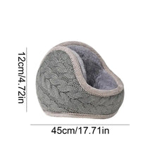 Load image into Gallery viewer, Foldable Ear Muffs Plush Earmuffs For Cold Weather Portable Soft Ear Warmers For Hiking Biking Hunting Morning Jogging