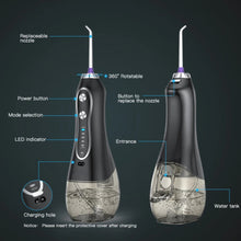 Load image into Gallery viewer, Electric Dental Flusher Portable Home Intelligent Dental Cleaner Oral Tooth Cleaning Oral Irrigator Personal Care Appliances