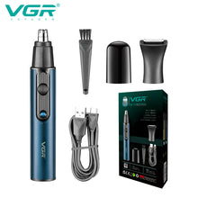 Load image into Gallery viewer, 2-in-1 Convenient Hair Cleaning Set Men's Shaver Shaver Metal Nose Hair Trimmer Deep Cleaning Hair Trimmer Hair Removal