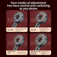 Load image into Gallery viewer, Electric Massage Hair Comb Red Light Vibration Head Massager Brushes Promote Smooth Hair Growth Multi Functional Nourish Scalp