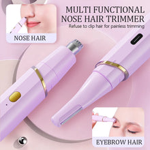 Load image into Gallery viewer, 2-in-1 Electric Eyebrow Trimmer And Nose Hair Groomer USB Rechargeable Facial Hair Trimmer Pain-Free Precision Grooming Tool