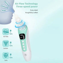 Load image into Gallery viewer, Electric Child Nasal Aspirator Safety Silicone Baby Nose Cleaner Adjustable Suction Safe Low Noise Convenient
