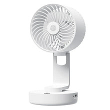 Load image into Gallery viewer, Cordless Electric Fan 4000mAh Portable Air Circulator Fan Desktop Wall Ceiling Air Cooling Cooler Quiet Oscillating Ventilator