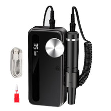 Load image into Gallery viewer, 2 In 1 Electric Nail Drill Portable Rechargeable Professional Wireless Electronic Nail File file Gradient