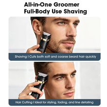 Load image into Gallery viewer, Professional 2 in 1 Hair Beard Trimmer for Men Electric Hair Cutting Machine with LCD Display Rechargeable Hair Clipper