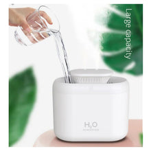 Load image into Gallery viewer, Diffusion Aromatherapy Humidifier Large Capacity 3.3L Double Spray Portable USB Ultrasonic Cold Mist Sprayer