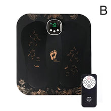 Load image into Gallery viewer, Portable EMS Silicond Foot Massager USB Charging Electric Massager Pad Muscle Stimulatior Black