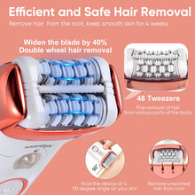 Load image into Gallery viewer, 2-in-1 Electric for Woman Hair Remover Roller Home Use Washable Hair Removal Device with Private Clip And Light