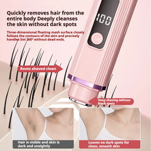 Load image into Gallery viewer, Dual Head Hair Trimmer Women Electric Razors Rechargeable Wet Dry Painless Shaver Machine Hair Remover For Body Private Areas