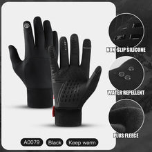 Load image into Gallery viewer, Waterproof Cycling Gloves Winter Touch Screen Bicycle Gloves Outdoor Scooter Windproof Riding Motorcycle Ski Warm Bike Gloves