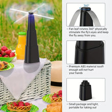 Load image into Gallery viewer, 2PCS/3PCS Fly Repellent Fan Dining Table Fan with Soft Blade Battery Portable Fly Repellent Fan for Picnic &amp; BBQ Fly Repeller