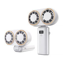 Load image into Gallery viewer, Intelligent Digital Handheld Fan Mini Portable Office Rechargeable Handheld Fan