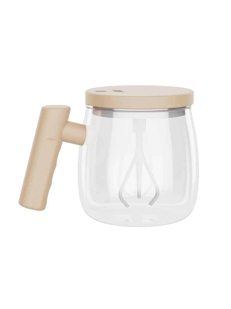 400ml Portable Electric Self Stirring Coffee Mug Self Mixing Mug Glass Waterproof Automatic Electric Inner Tank Mug Stirring Cup