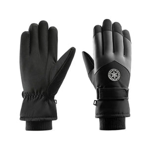 Temperature Locking Gloves Winter Cycling Gloves Screen Anti-slip Wrist Warm Thick Material for Unisex