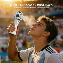 Load image into Gallery viewer, Portable Football Design Fan USB Powered Mini Cooling Fan Summer Handheld Fan for Outdoor Camping Sport and Football Cup Matches