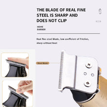 Load image into Gallery viewer, Metal zero blade Barber Shop Hair Trimmer Professional Beard Hair Clipper For Men Electric Haircut Machine Rechargeable