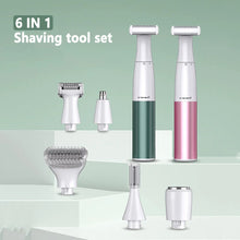 Load image into Gallery viewer, 6 In 1 Electric Epilator Wireless Hair Removal Device Grooming Tools