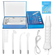 Load image into Gallery viewer, High-Frequency Electrode Rod With 4 Neon Electrotherapy Glass Tube Acne Removal And Beauty Machines
