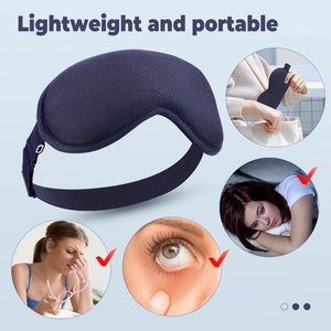 Electric 3D Eye Mask Hot Compress Massage Smart Timing Eye Massager Sleep Aids Shading Blindfold Relieve Fatigue