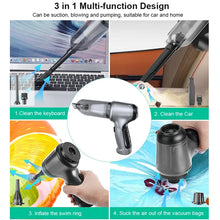 Load image into Gallery viewer, Car Vacuum Cleaner 26000PA Strong Suction Wireless Portable Vacuum Cleaner Dual Use Mini Handheld Cleaning for Car Home Desktop